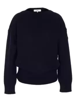 Свитер с нашивкой-логотипом CHLO, синий