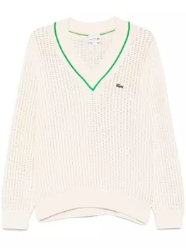 Свитер с нашивкой-логотипом Lacoste, нейтральный