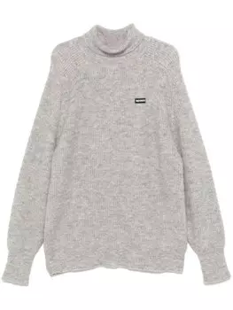 Свитер с нашивкой-логотипом ROTATE BIRGER CHRISTENSEN, серый