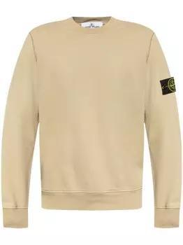 Свитер с нашивкой-логотипом Stone Island, нейтральный