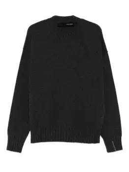 Свитер с необработанными краями Isabel Benenato, серый