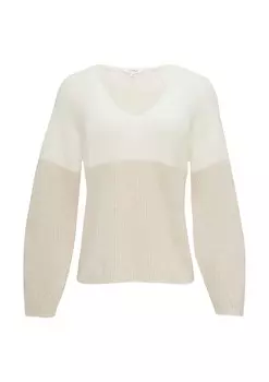 Свитер s.Oliver, цвет Ecru/Dark beige