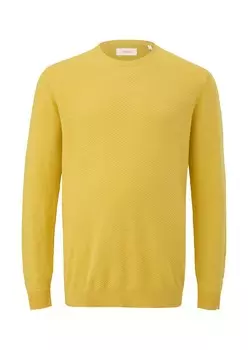 Свитер s.Oliver Men Big Sizes, светло-желтого