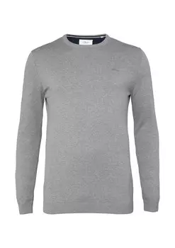 Свитер s.Oliver, пятнистый серый