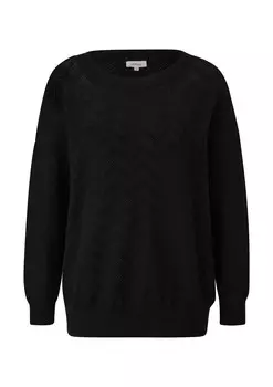 Свитер s.Oliver Sweater, черный