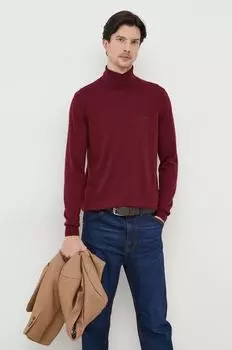 Свитер с оттенком шелка Guess, фиолетовый