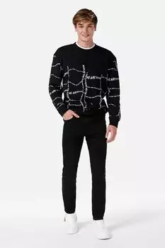 Свитер с овальным вырезом Colin'S, черный