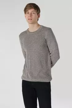 Свитер с овальным вырезом Colin'S, коричневый