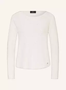 Свитер с пайетками Monari, экрю