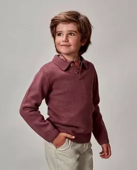 Свитер с планкой Gocco, фиолетовый