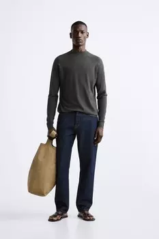 Свитер с подошвой ZARA, антрацитово-серый
