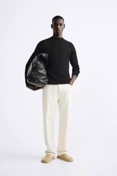 Свитер с подошвой ZARA, черный