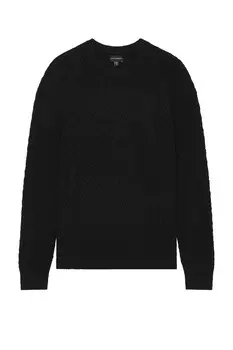 Свитер с полубриллиантной вязкой Boucle Crew от Club Monaco, navy