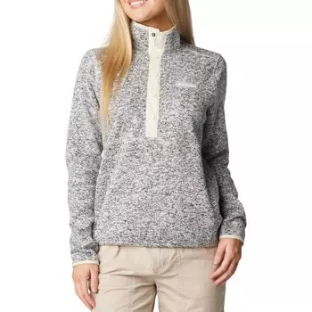 Свитер с полузастежкой на пуговицах Weather 1/2-Snap Pullover Columbia, цвет chalk heather