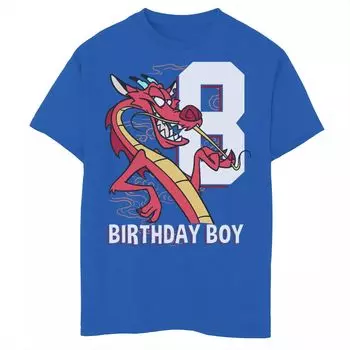 Свитер с портретом Мушу для мальчиков 8-20 лет Disney's Mulan, футболка с рисунком Disney