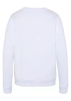 Свитер с принтом этикетки POLO SYLT, цвет Bright White