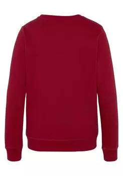 Свитер с принтом этикетки POLO SYLT, цвет Chili Pepper