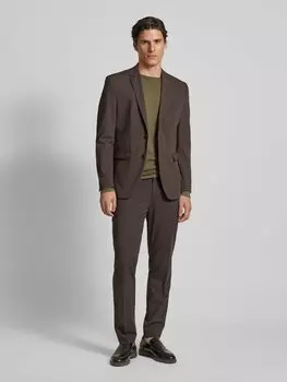 Свитер с ребристым круглым вырезом, модель «Рим» SELECTED HOMME, зеленый