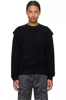 Свитер с ремнями Andersson Bell, черный