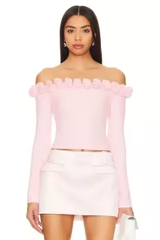 Свитер с розеткой jalin Majorelle, розовый