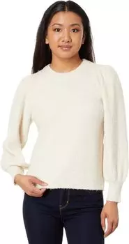 Свитер с рукавами 3/4 и пышными рукавами Lilla P, цвет Salt