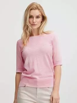 Свитер с рукавами 3/4 pzsara Pulz Jeans, розовый