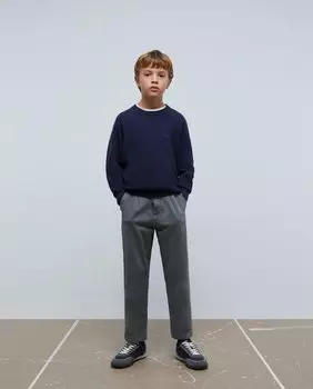 Свитер с рукавами реглан для мальчика и вышитым черепом Scalpers