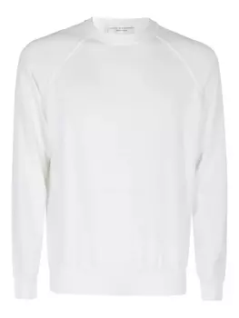 Свитер с рукавами реглан Filippo De Laurentiis, белый