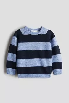 Свитер с рукавами реглан H&M, синий