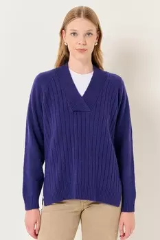 Свитер с рукавами реглан Jimmy Key, синий