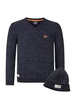 Свитер с шапкой РОНАИ JAN VANDERSTORM, темно-оранжевый