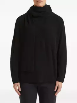 Свитер с шарфом Pennyblack, черный