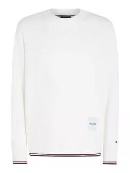 Свитер с шелком Tommy Hilfiger, белый