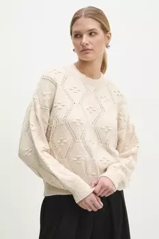 Свитер с шерстью Answear.Lab, бежевый