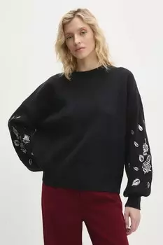 Свитер с шерстью Answear.Lab, черный