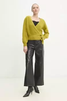 Свитер с шерстью Answear.Lab, зеленый