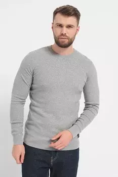 Свитер с шерстью Tom Tailor, серый