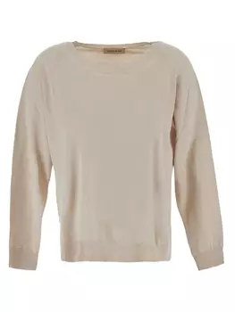 Свитер с широким воротом Gentry Portofino, нейтральный