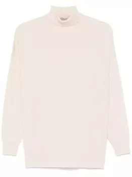 Свитер с узором аргайл D.Exterior, нейтральный цвет