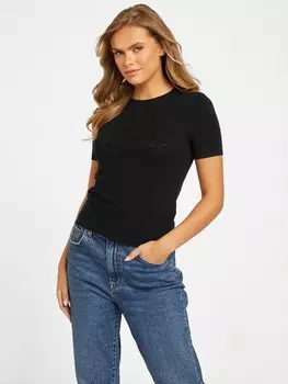 Свитер с узором пейсли Guess Factory, черный