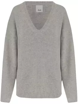 Свитер с V-образным вырезом Allude, серый