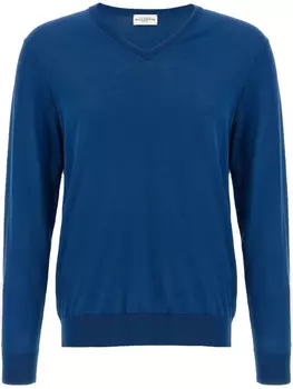 Свитер с V-образным вырезом Ballantyne, синий