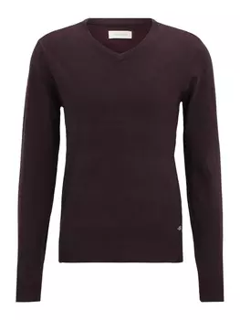 Свитер с v-образным вырезом BLEND Sweater Bruton, красный