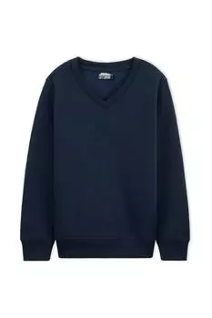 Свитер с V-образным вырезом CityComfort, синий