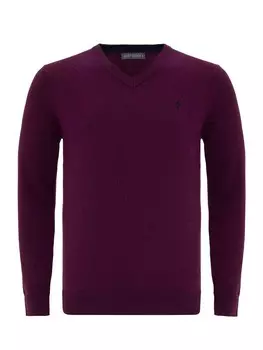 Свитер с v-образным вырезом Jacey Quinn Sweater Porto, светло-фиолетовый