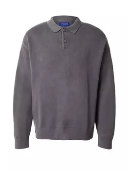 Свитер с v-образным вырезом JACK & JONES Sweater KOBE, темно-серый