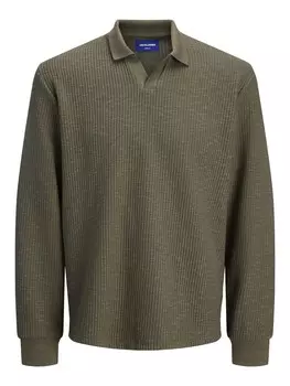 Свитер с v-образным вырезом JACK & JONES Sweater, зеленый