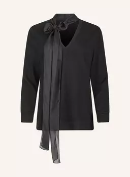 Свитер с v-образным вырезом juna Helene Galwas, черный