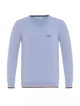 Свитер с v-образным вырезом Moxx Paris Sweater Maxime, цвет smoke blue/night blue
