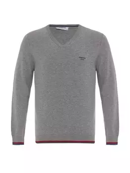 Свитер с v-образным вырезом Moxx Paris Sweater Maxime, серый